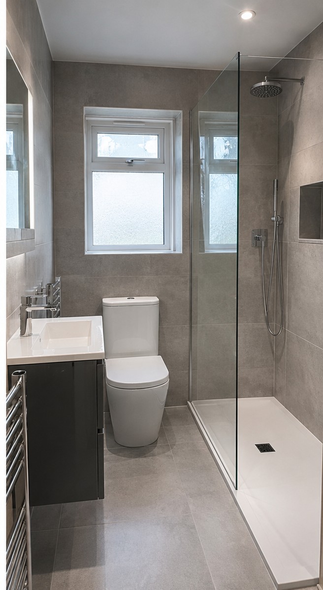 Bathroom after renovation