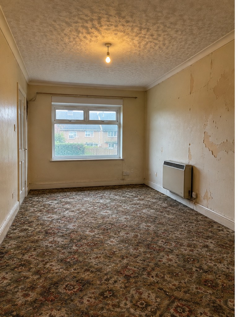 Bedroom before renovation